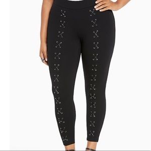 Torrid lace up leggings 4x